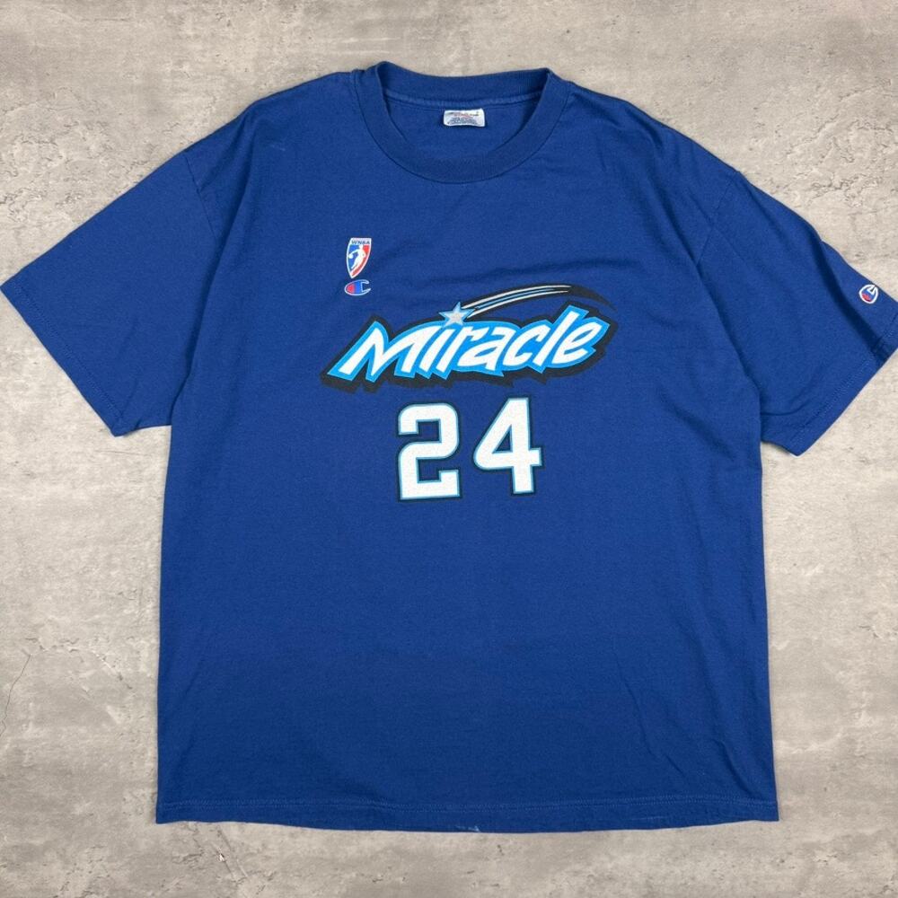 Vintage Champion WNBA Orlando Miracle Tari Phillips 24 T Shirt